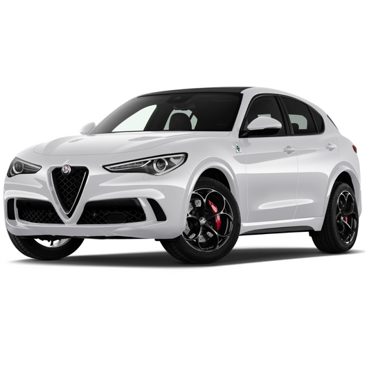 2018 Alfa Romeo Stelvio with Red Interior